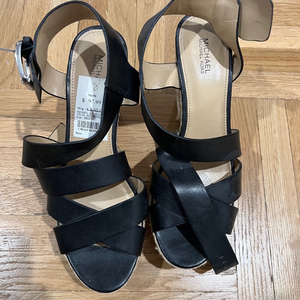 Michael Kors black sandals
